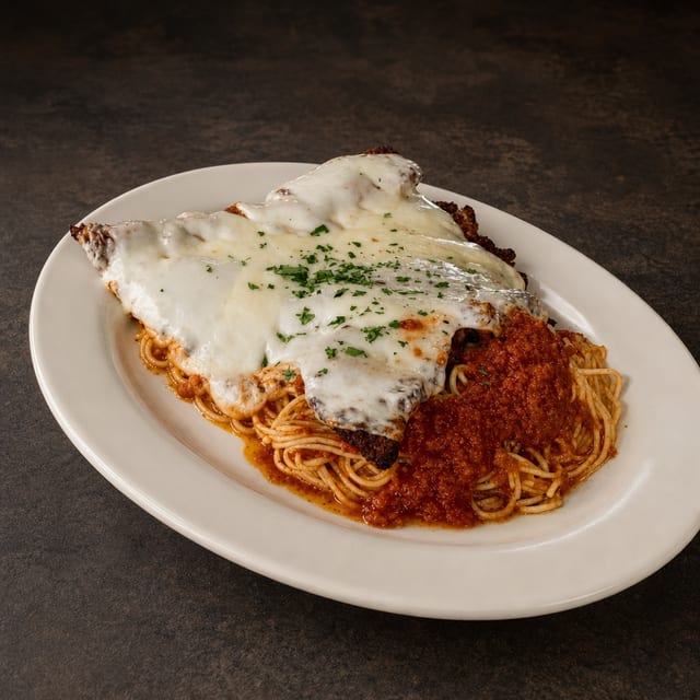 Dinner Chicken Parmigiana.